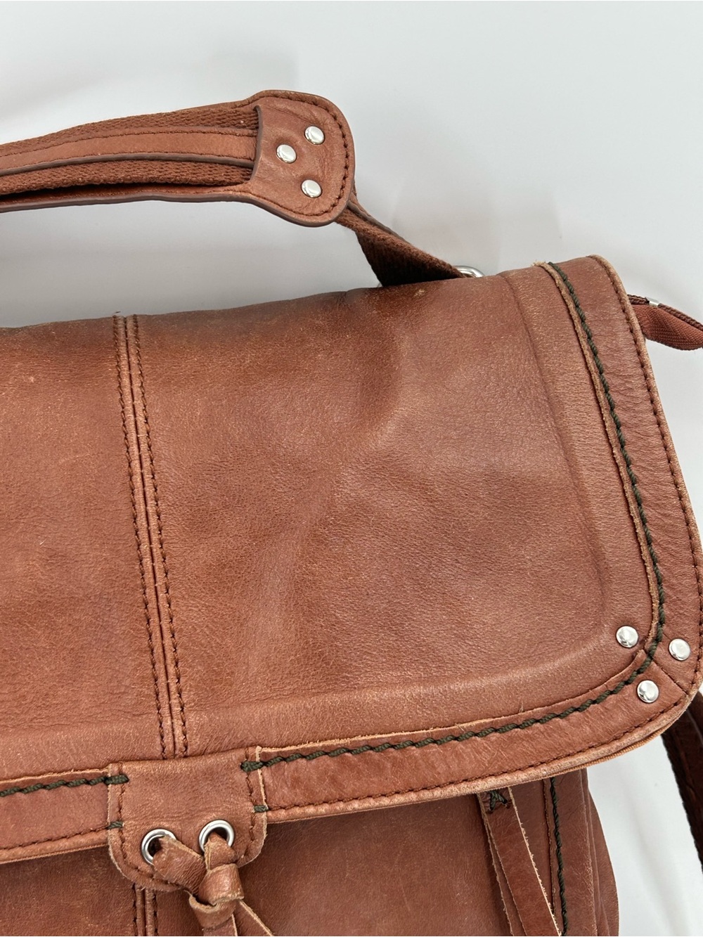 The Sak Convertible Leather Backpack Shoulder Bag - Picture 8 of 16